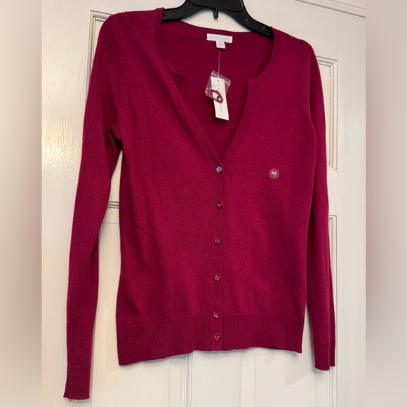 New York & Company Sweaters - New York & Company Deep Red Cardigan Sweater